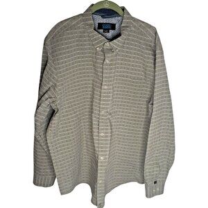 Cody James Shirt Mens XLWestern  Gray Check Button Down Long Sleeve  Casual